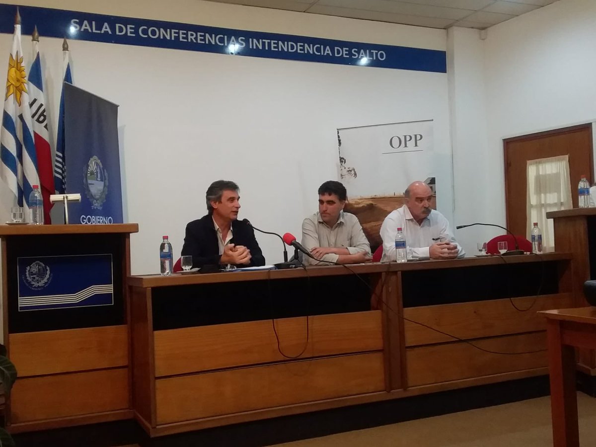 El director de OPP presentó el jueves 25 los planes departamentales de caminería para Salto