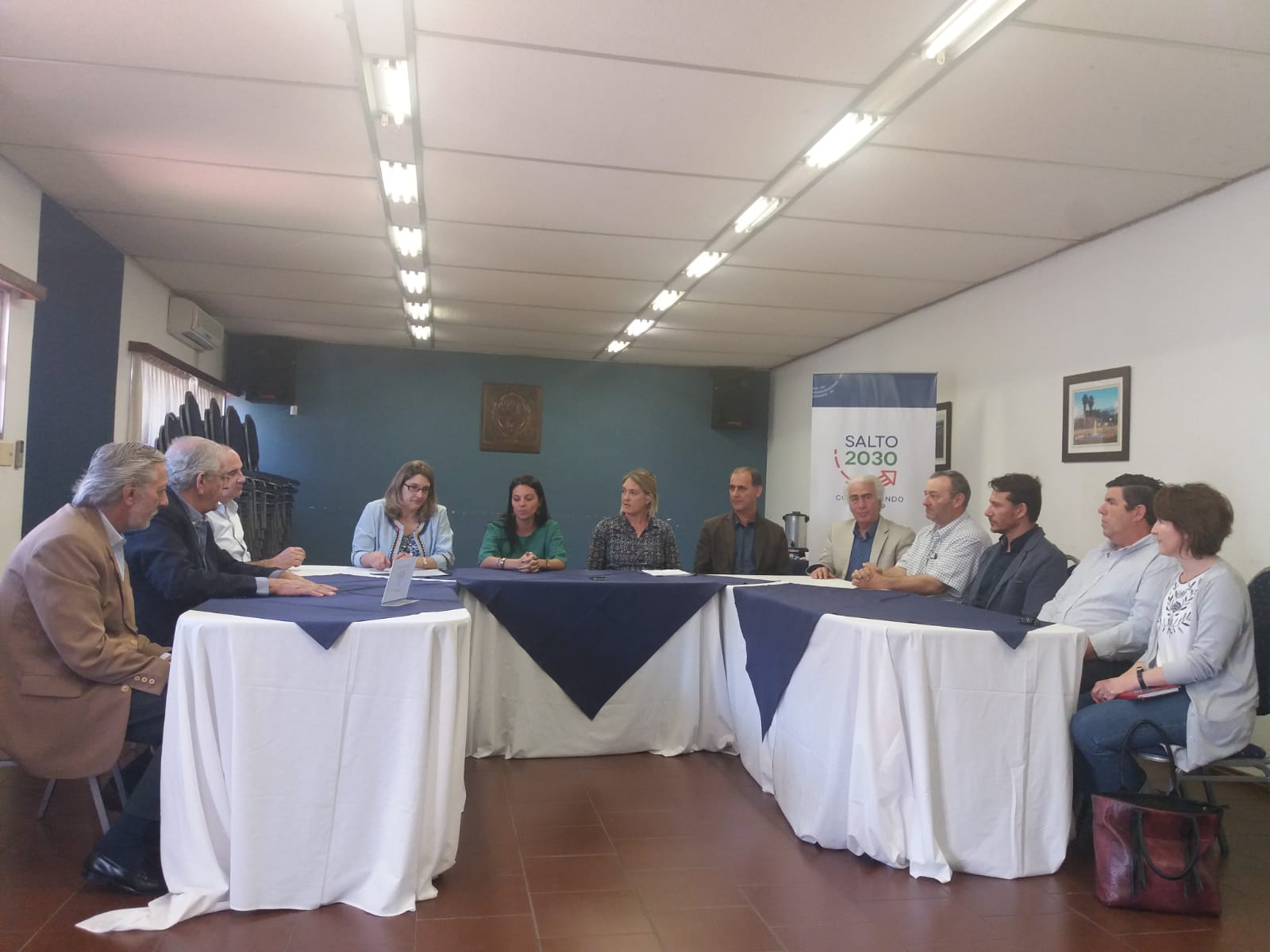 Firma del acuerdo de trabajo del Grupo Impulsor del proyecto Salto 2030