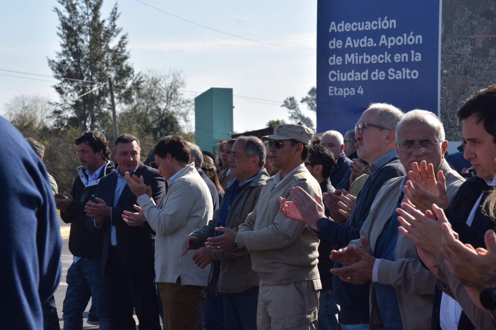 Inauguración de obras en Av. Apolón de Mirbeck