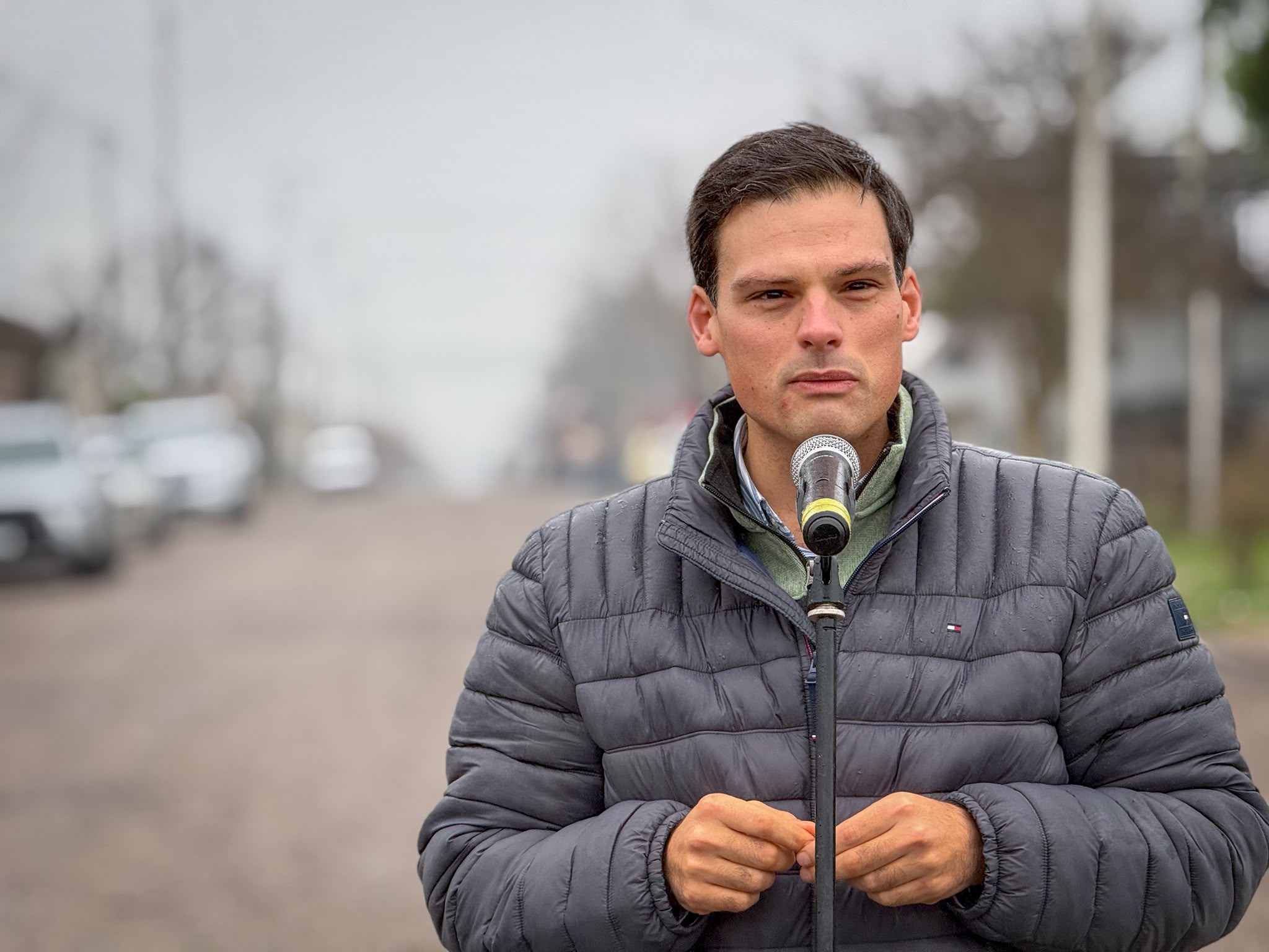 Arenas en la inauguración de obras de pavimentación y desagües pluviales en Sarandí Grande