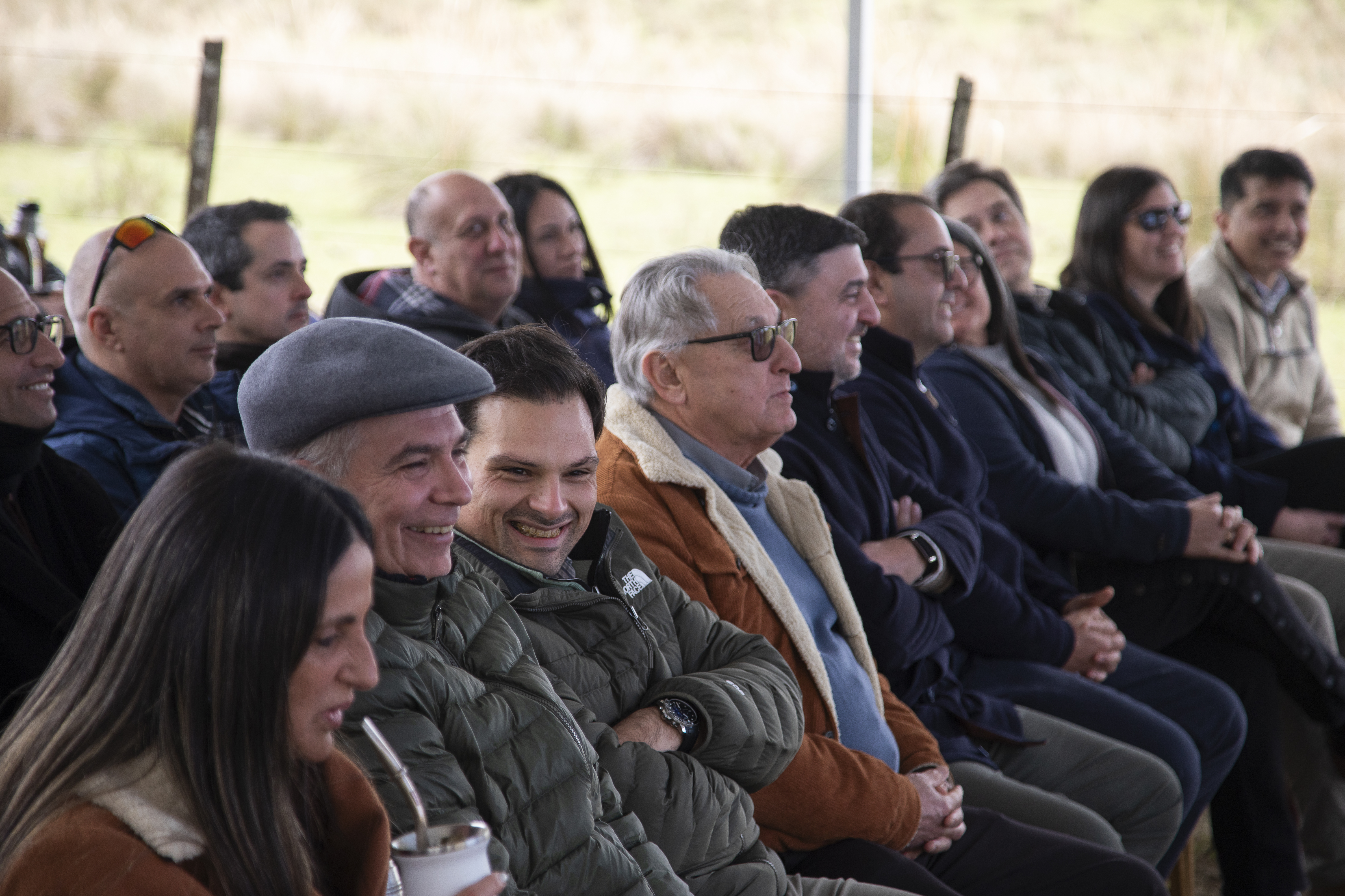 Inauguración de obras en Camino del medio