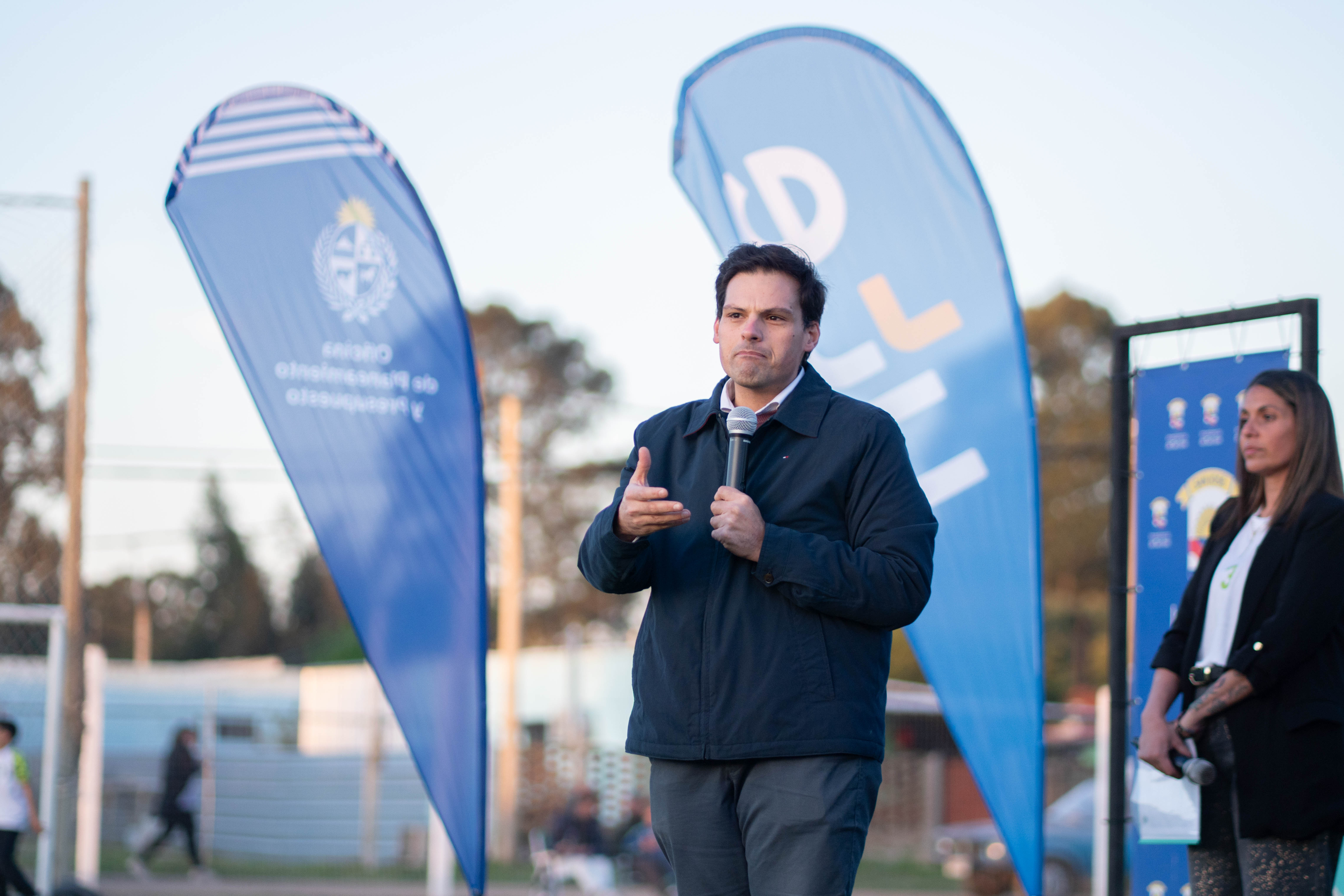 Inauguración cancha de pasto sintético y espacio multiuso en Municipio de Ciudad del Plata