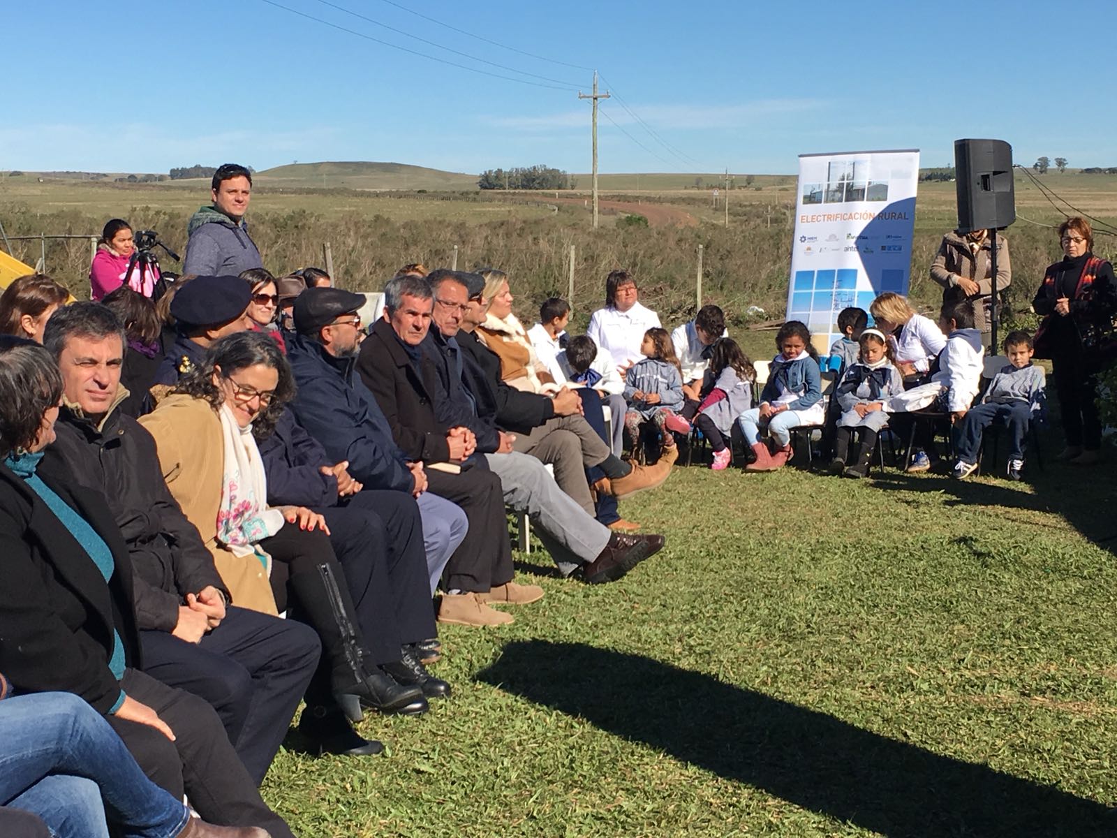 Inauguración electrificación rural en Artigas