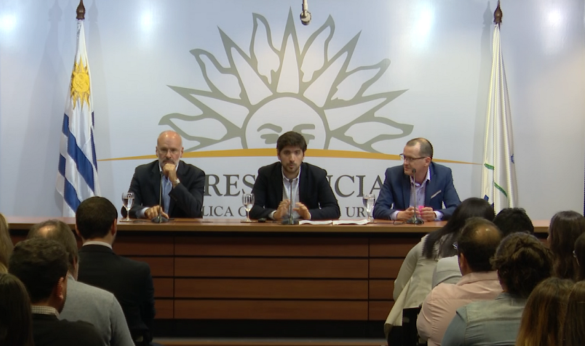 Javier Solari, Santiago Soto y Guillermo Moncecchi