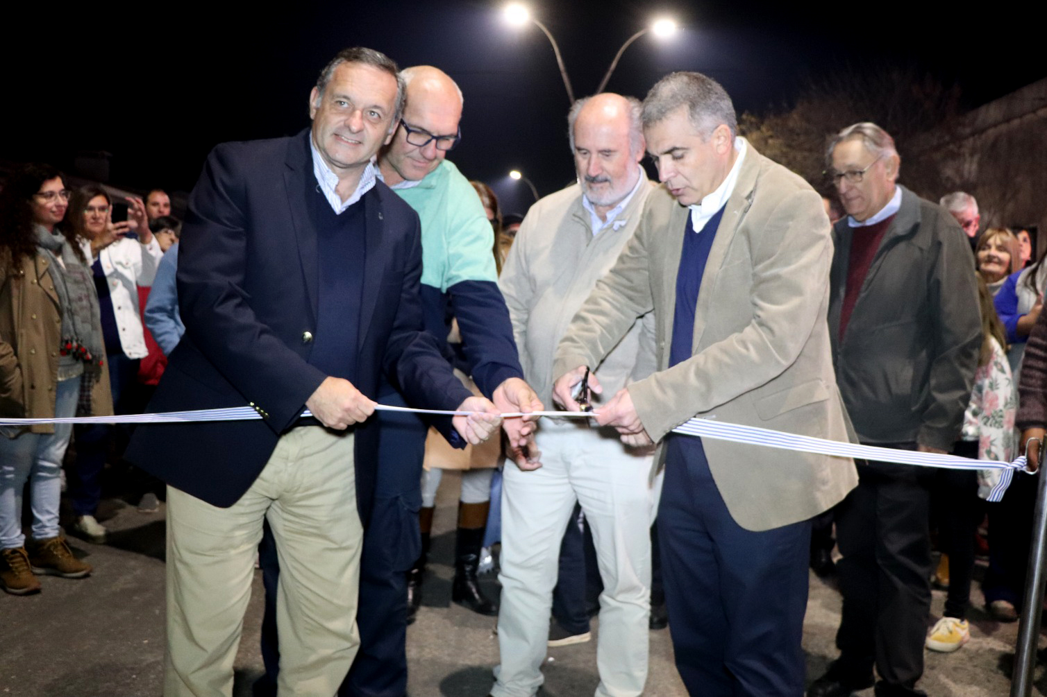 Inauguración de obras en la avenida Manuel Flores Mora de la ciudad de Treinta y Tres