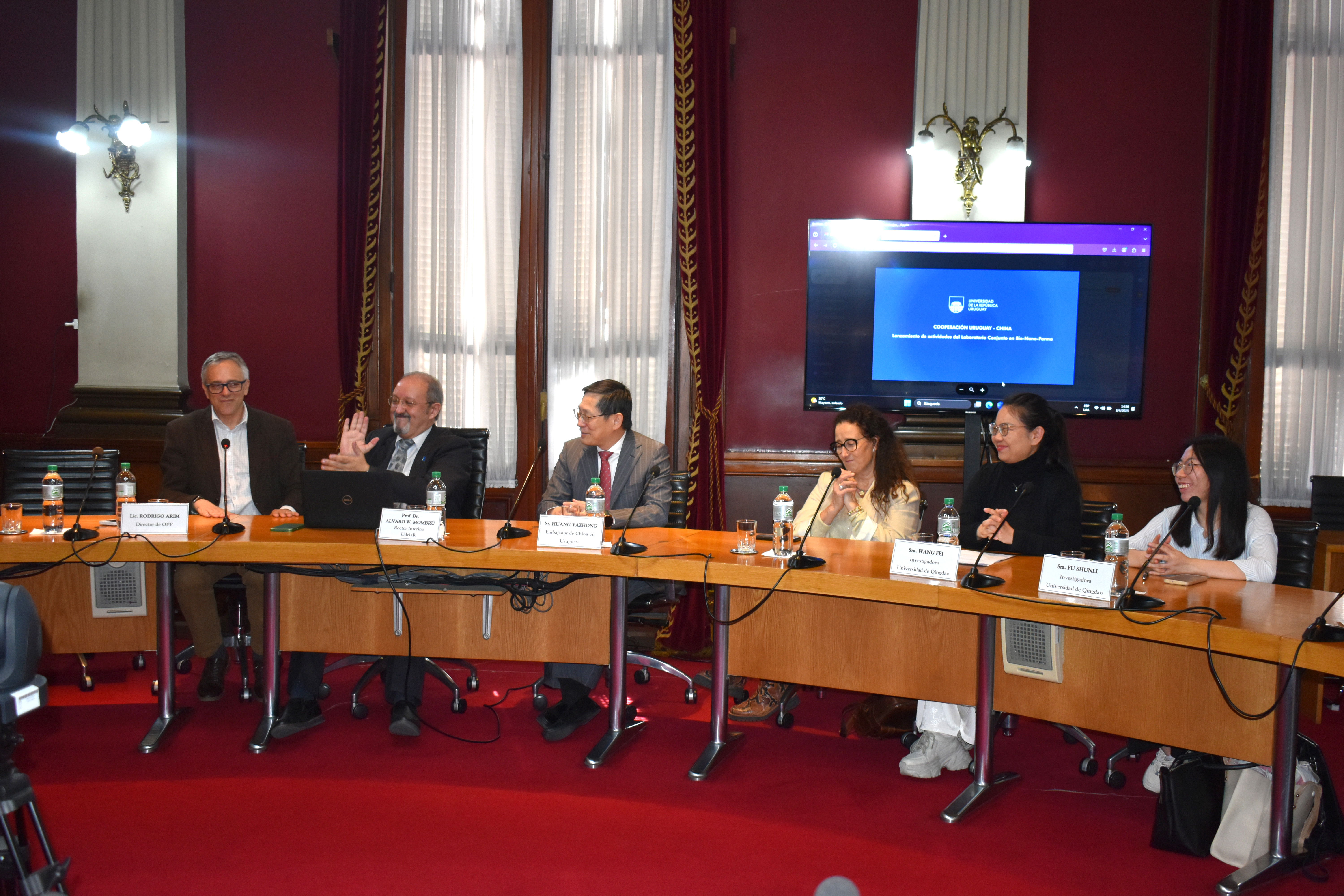 Lanzamiento de actividades del Laboratorio Conjunto en Bio-Nano-Farma en Udelar