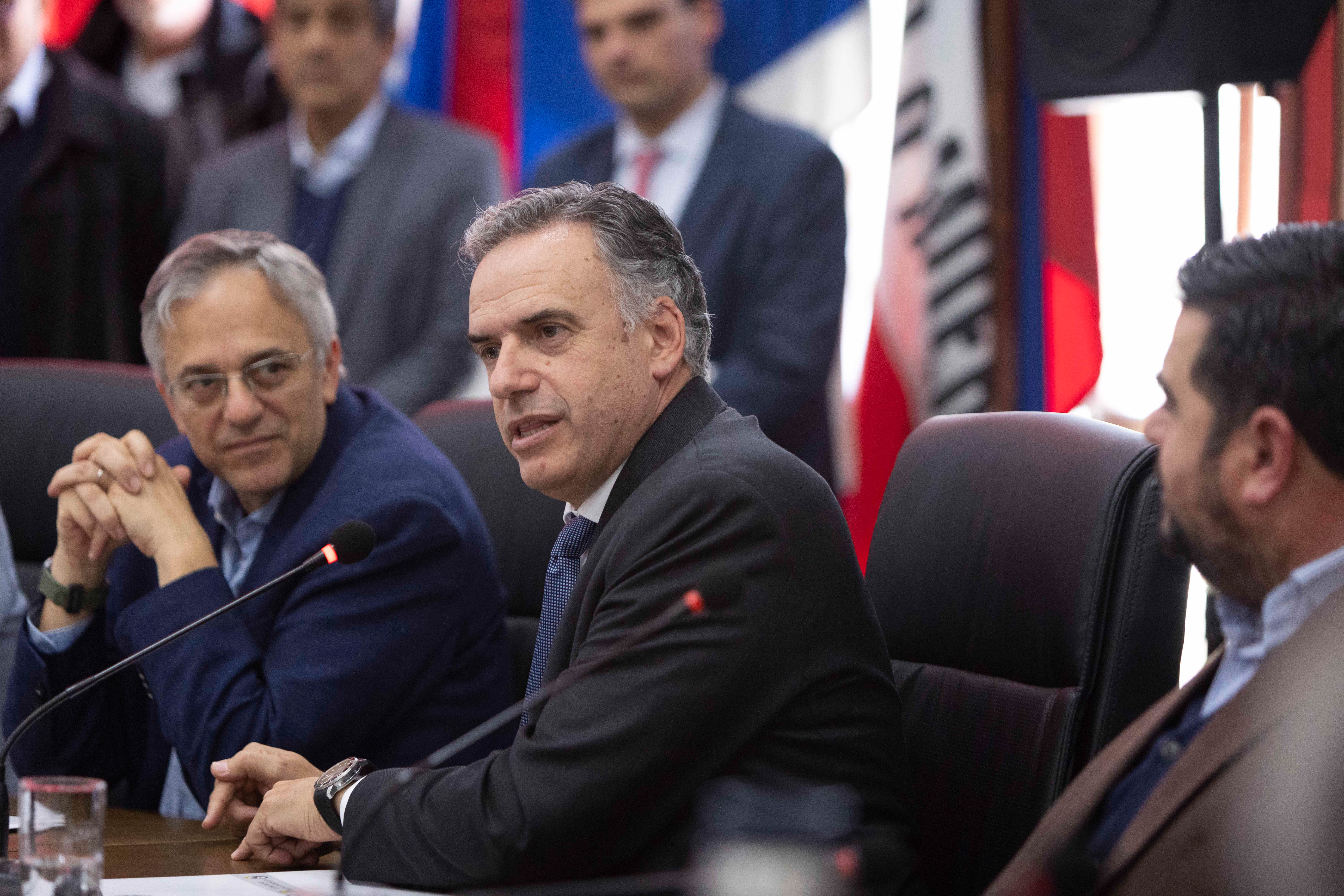 Congreso de Intendentes extraordinario con la presencia de Orsi y Arim. Créditos Presidencia