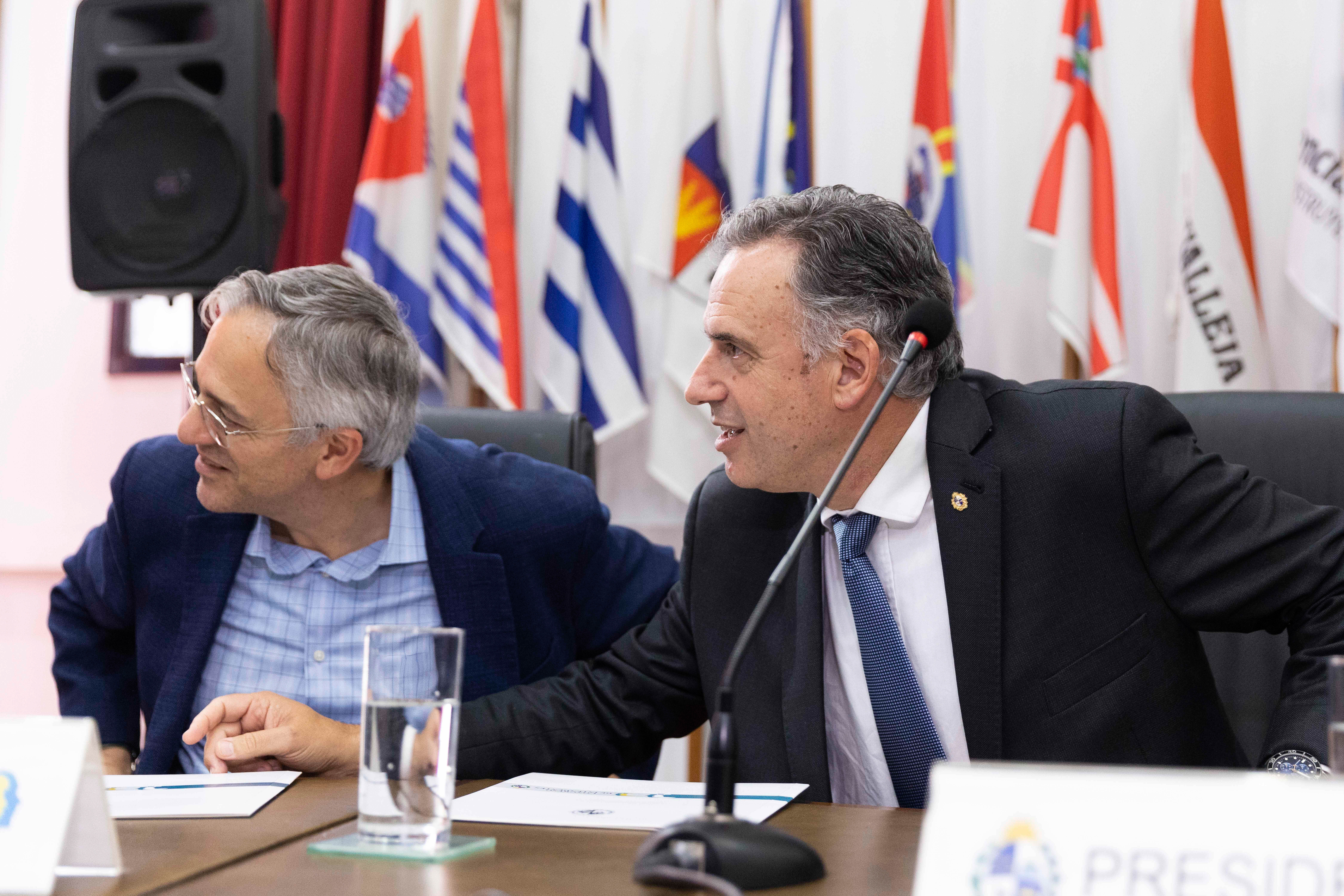 Congreso de Intendentes extraordinario con la presencia de Orsi y Arim. Créditos Presidencia