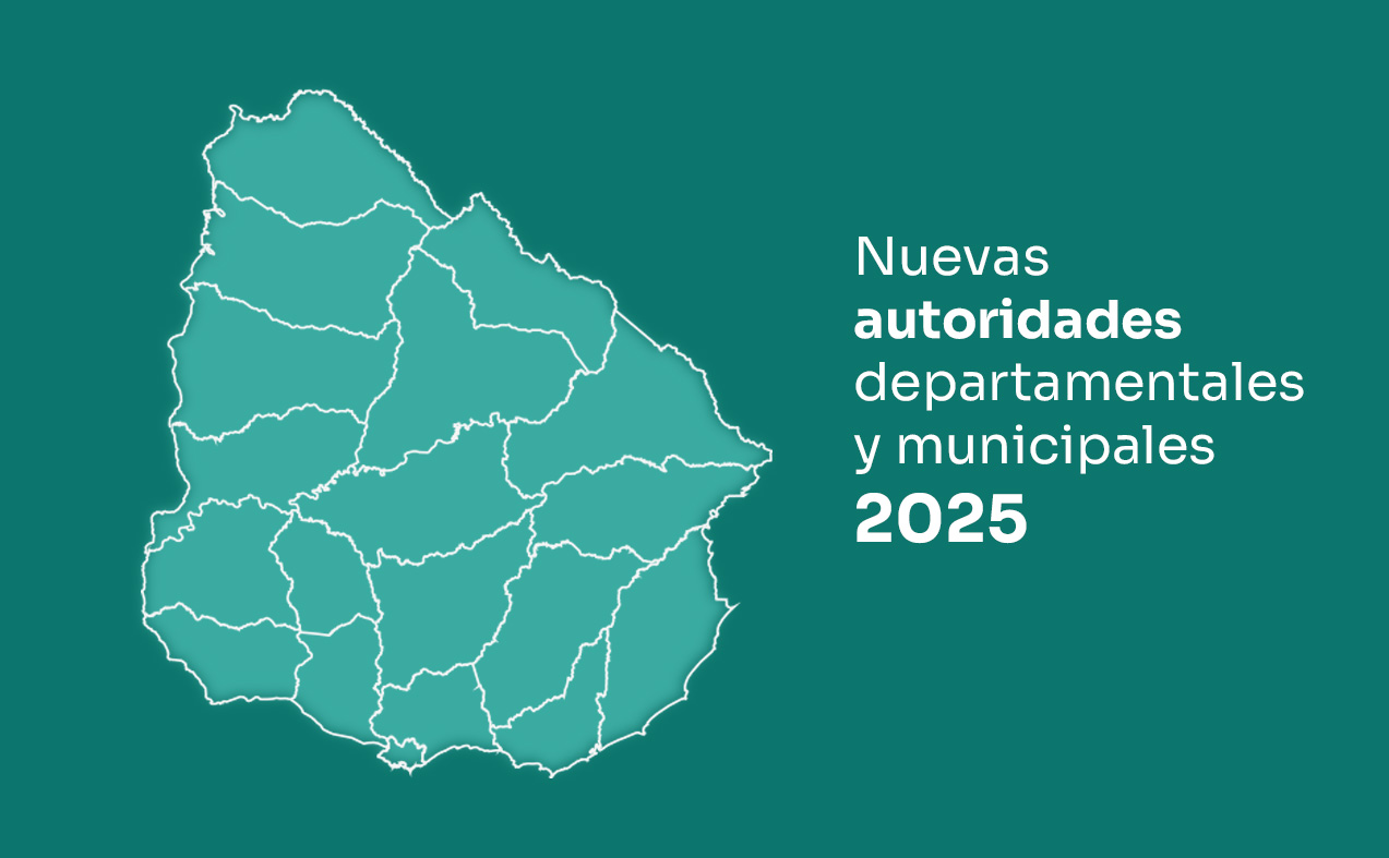 Mapa político de Uruguay