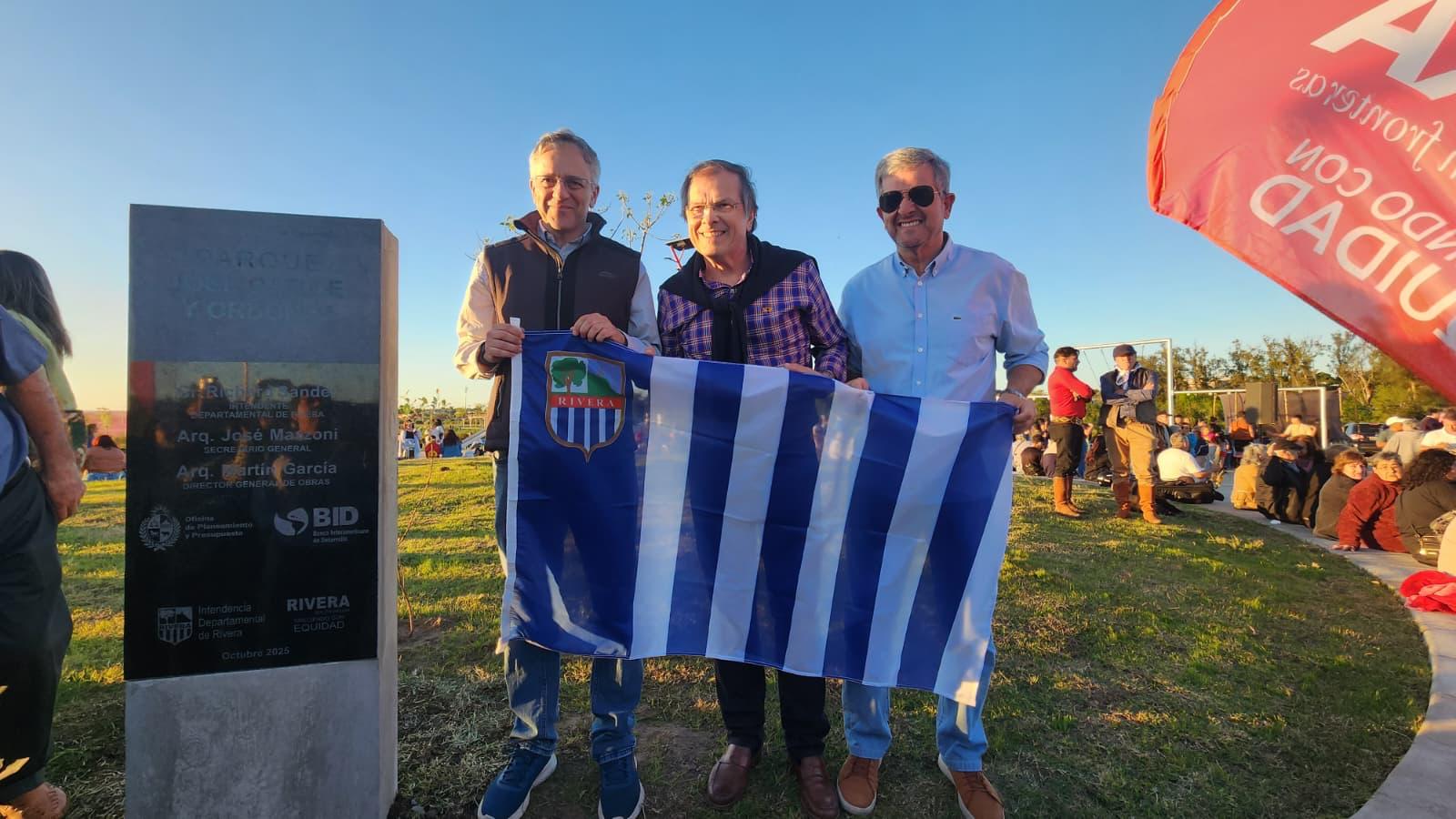 Inauguración de Parque Lineal Cuñapirú