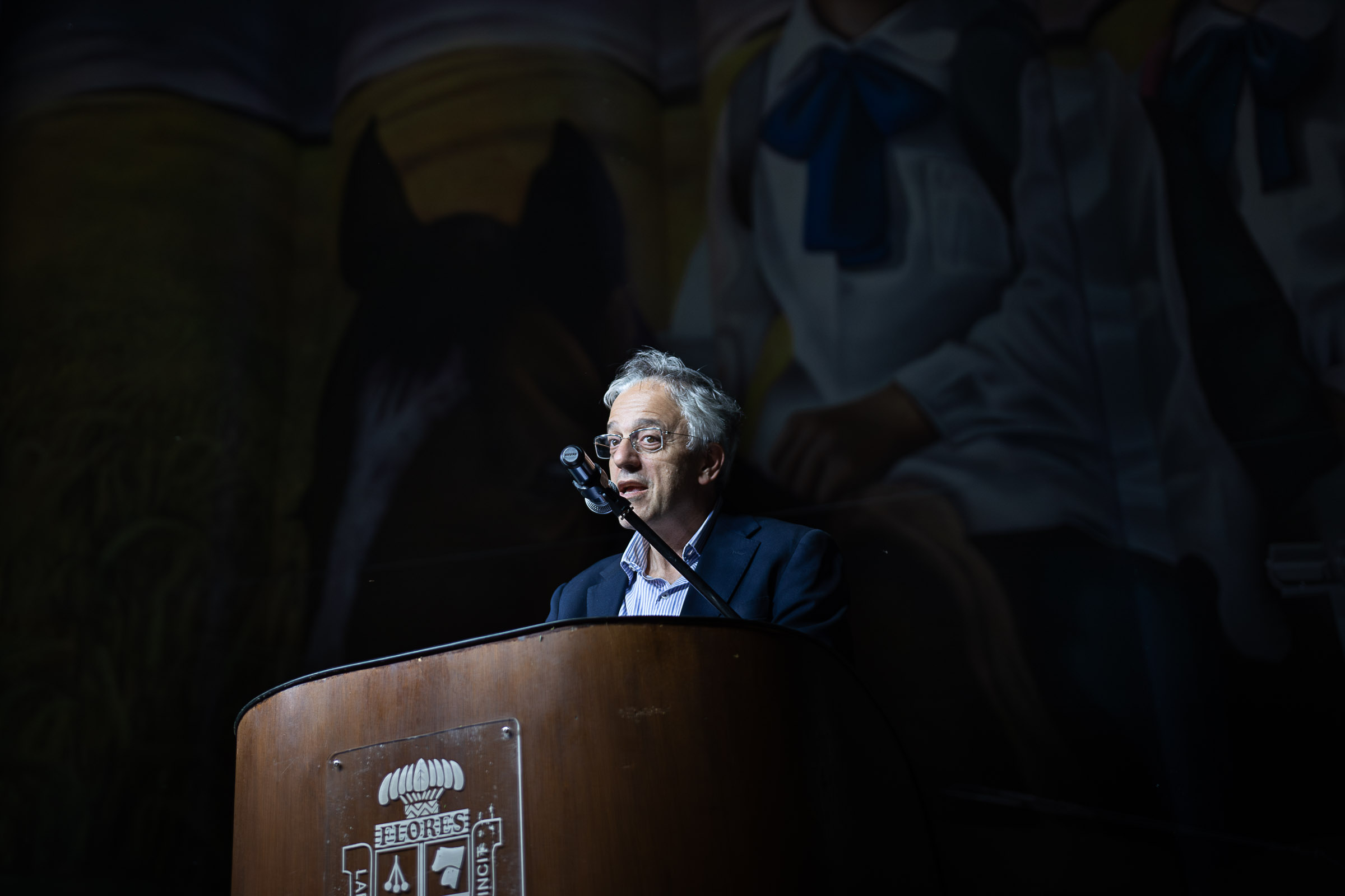 Inauguración de mural y luminaria en la planta de silos de Trinidad