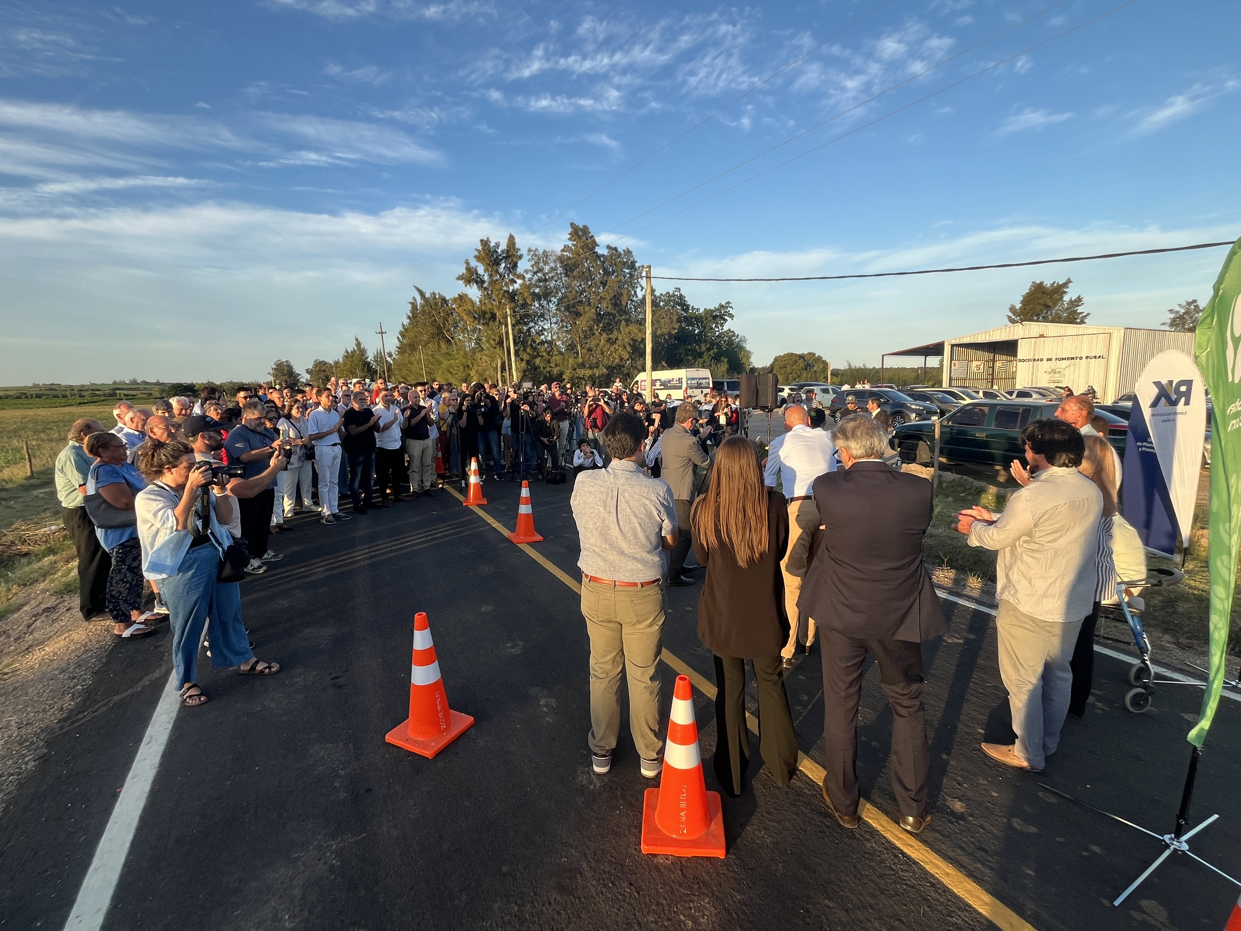 Inauguración de obras en Camino Lloveras