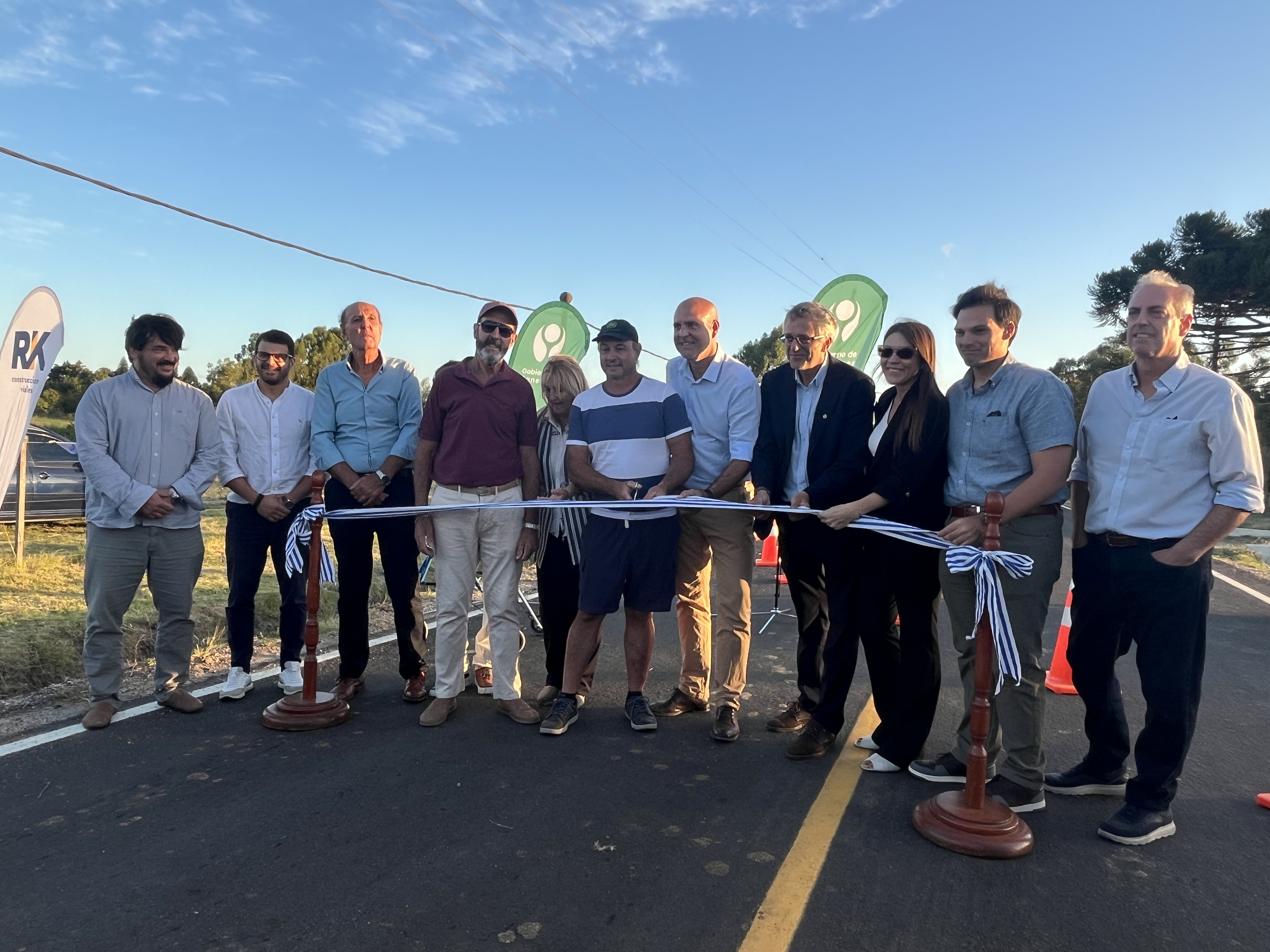 Inauguración de obras en Camino Lloveras