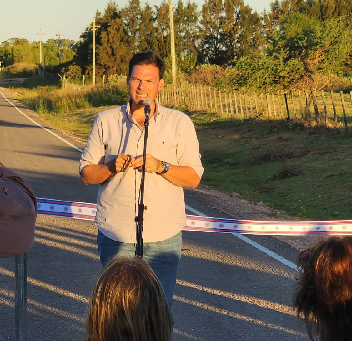 Inauguración de obras en Camino Las Avenidas 