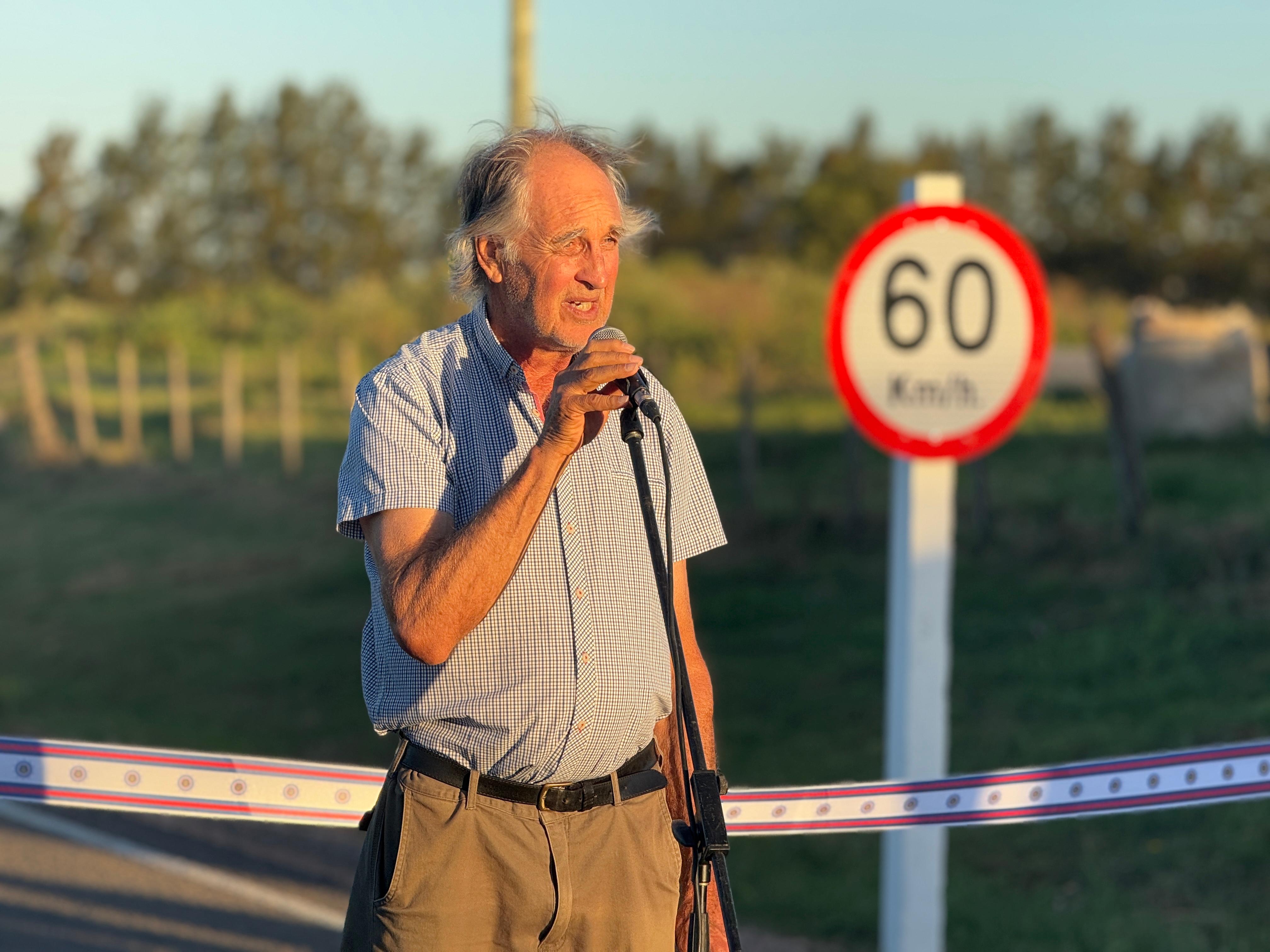 Inauguración de obras en Camino Las Avenidas 
