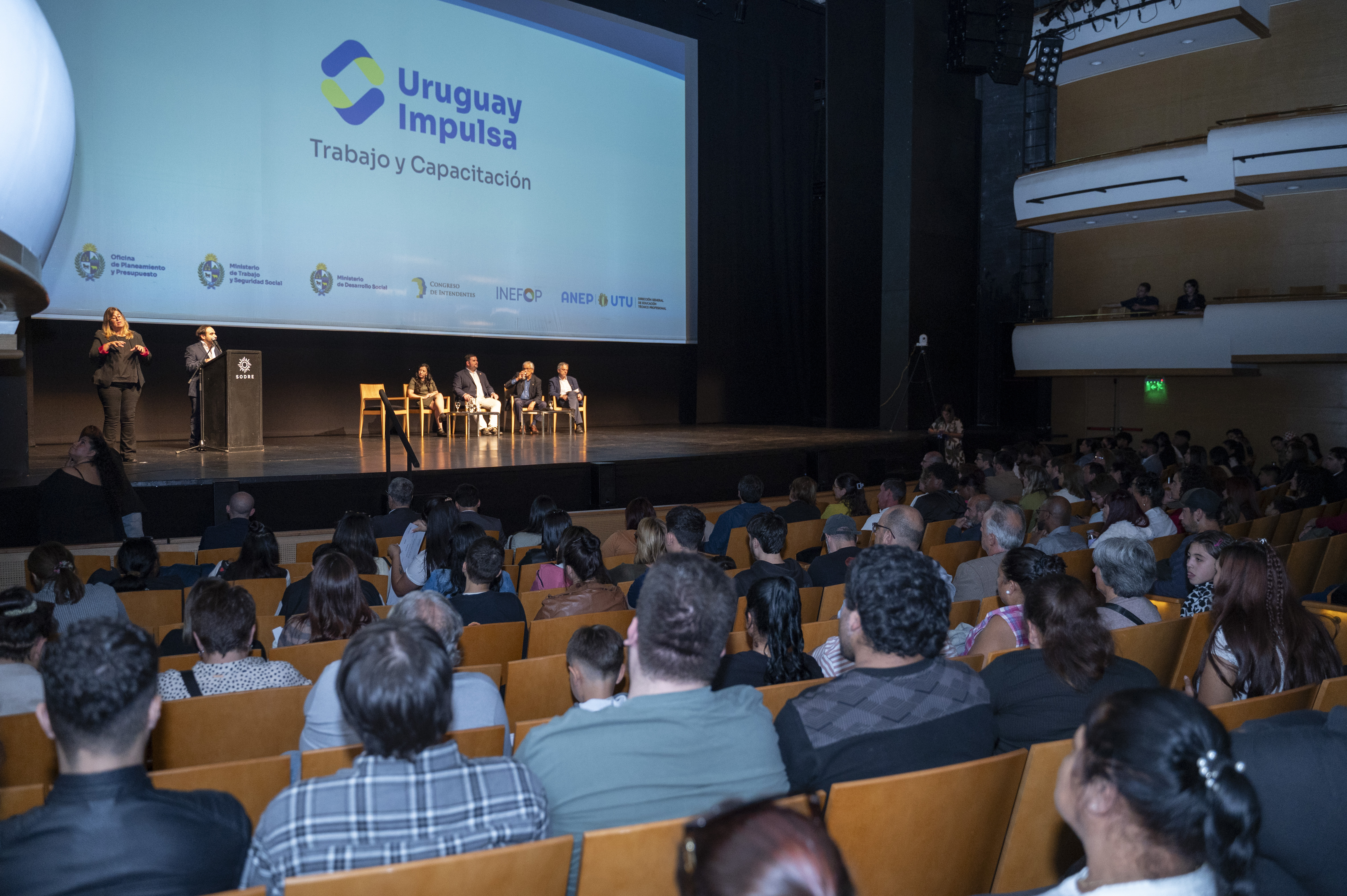 Ceremonia de cierre de Uruguay Impulsa: Trabajo y Capacitación.