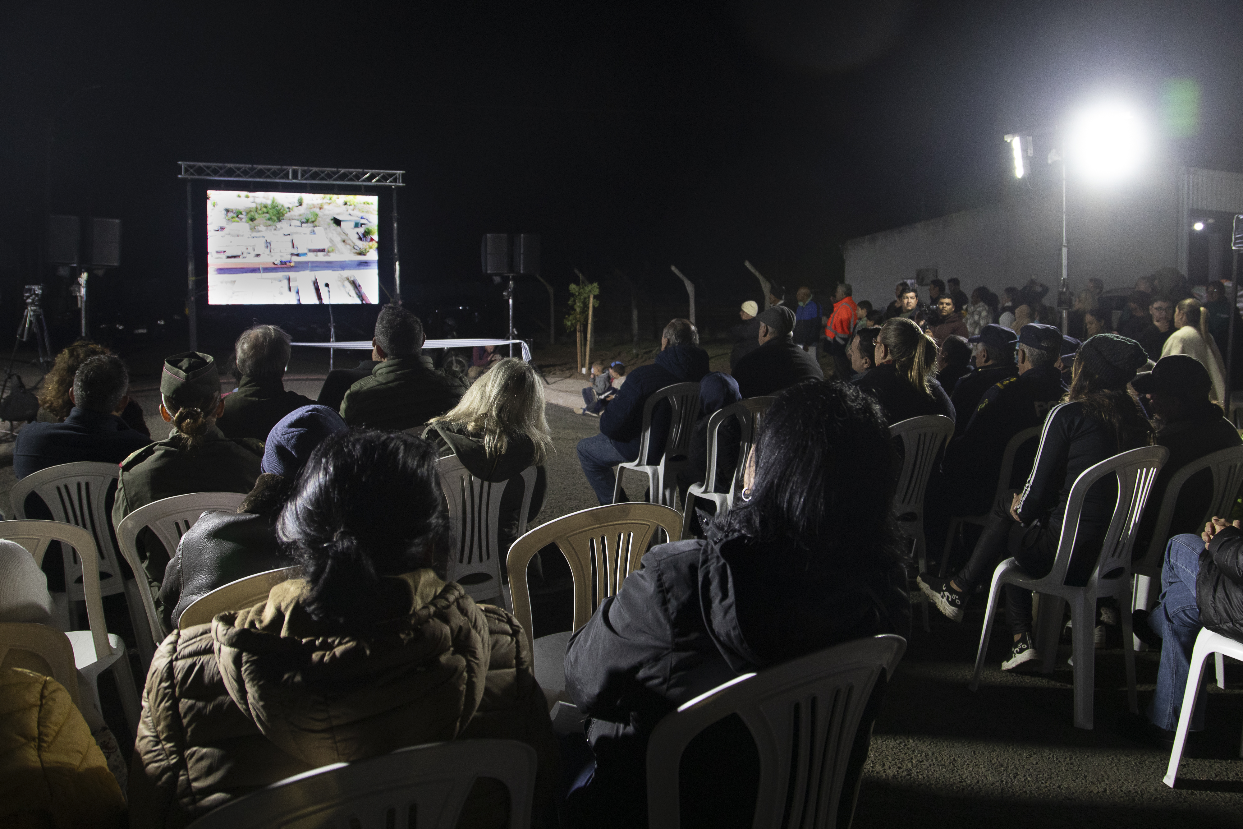 Inauguración de obras de mejora urbana en Barrio Popular
