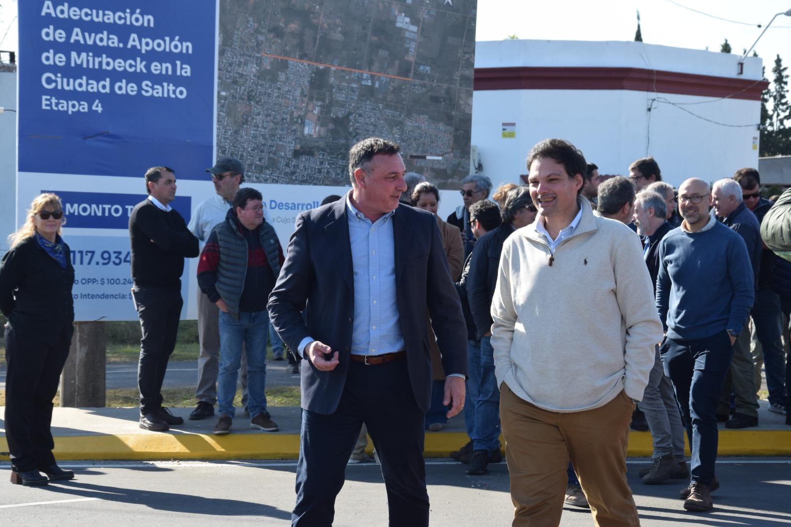 Inauguración de obras en Av. Apolón de Mirbeck