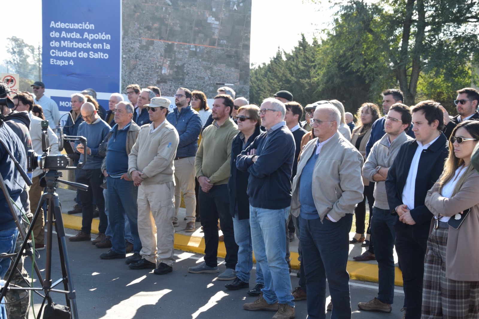 Inauguración de obras en Av. Apolón de Mirbeck